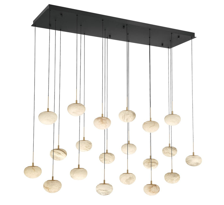 Lib & Co. - 12247-02 - LED Chandelier - Calcolo - Matte Black