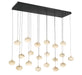 Lib & Co. - 12247-02 - LED Chandelier - Calcolo - Matte Black