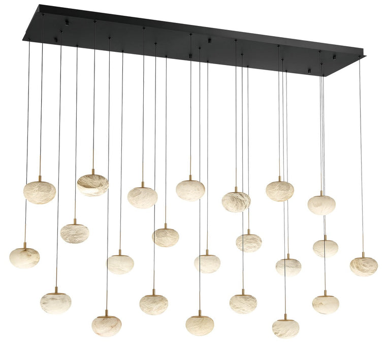 Lib & Co. - 12246-02 - LED Chandelier - Calcolo - Matte Black