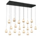 Lib & Co. - 12250-02 - LED Chandelier - Lucidata - Matte Black
