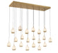 Lib & Co. - 12250-030 - LED Chandelier - Lucidata - Painted Antique Brass