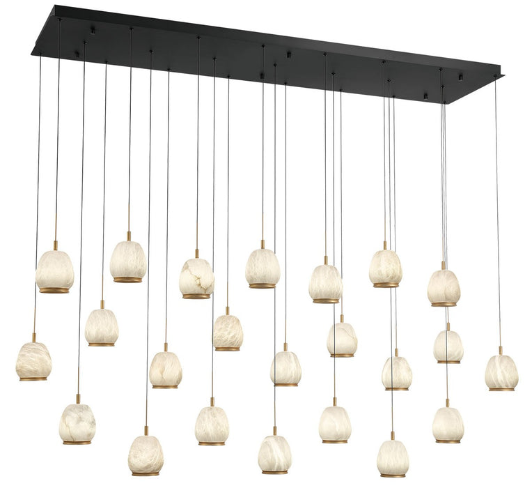 Lib & Co. - 12251-02 - LED Chandelier - Lucidata - Matte Black