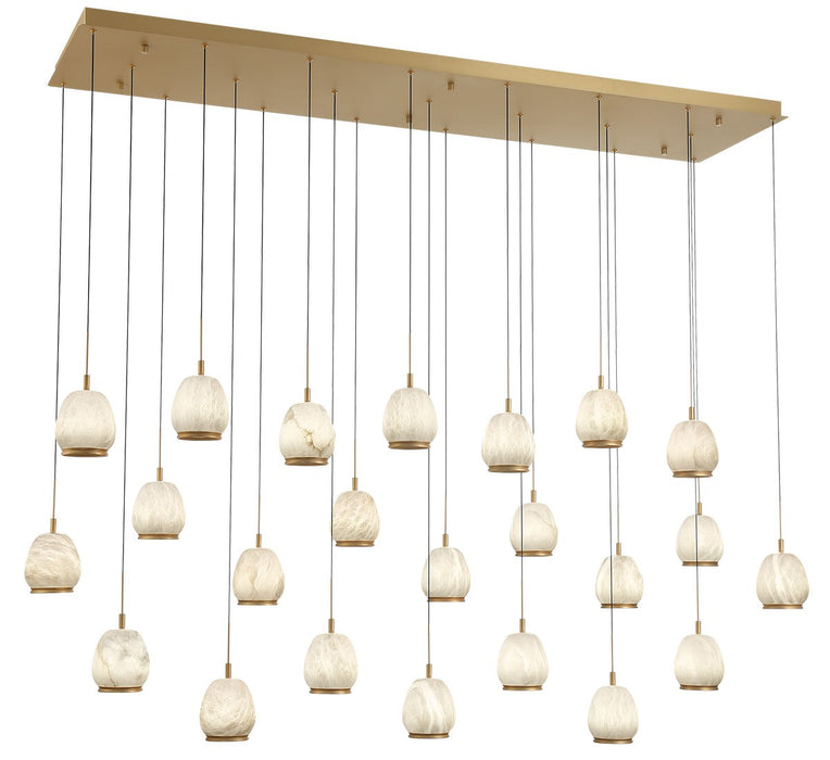 Lib & Co. - 12251-030 - LED Chandelier - Lucidata - Painted Antique Brass