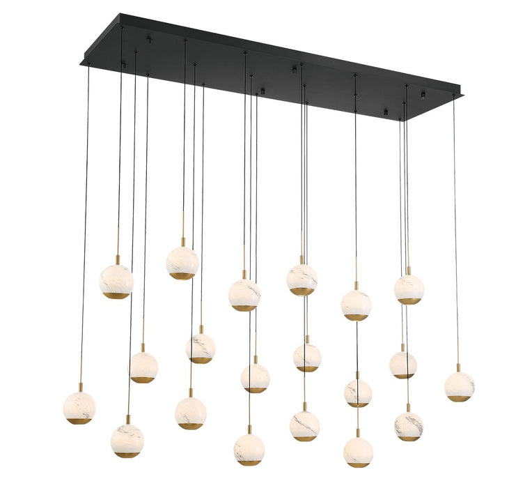 Lib & Co. - 12240-02 - LED Chandelier - Baveno - Matte Black