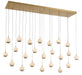 Lib & Co. - 12241-030 - LED Chandelier - Baveno - Painted Antique Brass