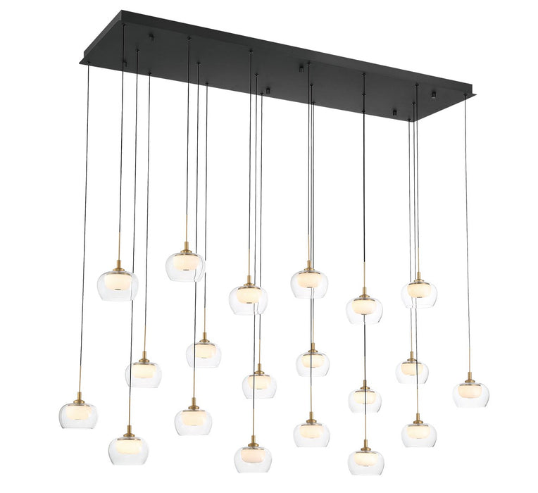 Lib & Co. - 12244-02 - LED Chandelier - Manarola - Matte Black