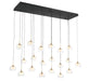 Lib & Co. - 12244-02 - LED Chandelier - Manarola - Matte Black