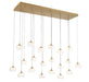 Lib & Co. - 12244-030 - LED Chandelier - Manarola - Painted Antique Brass