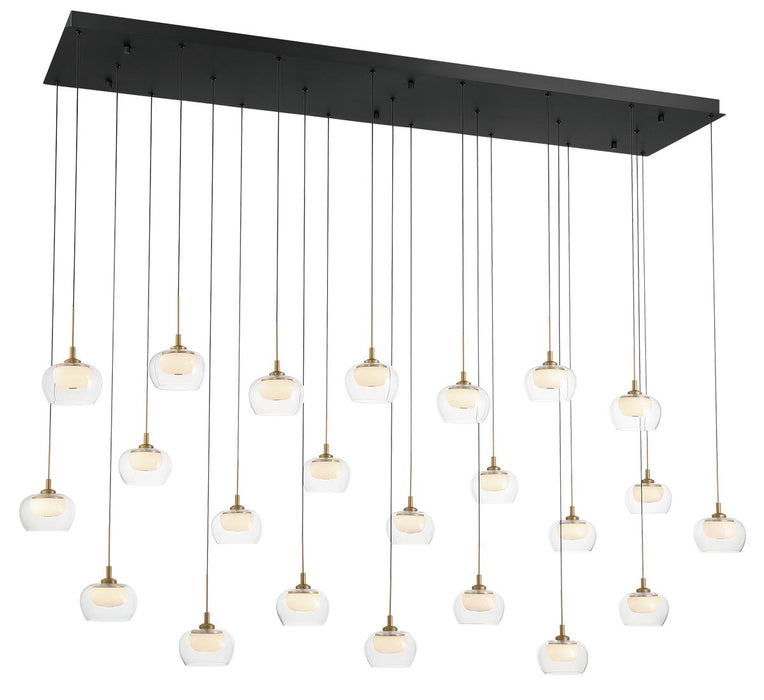 Lib & Co. - 12245-02 - LED Chandelier - Manarola - Matte Black