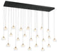 Lib & Co. - 12245-02 - LED Chandelier - Manarola - Matte Black