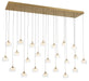 Lib & Co. - 12245-030 - LED Chandelier - Manarola - Painted Antique Brass
