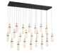 Lib & Co. - 12249-02 - LED Chandelier - Verona - Matte Black