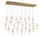 Lib & Co. - 12249-030 - LED Chandelier - Verona - Painted Antique Brass