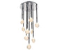 Lib & Co. - 12065-02 - LED Chandelier - Bellissima - Black Sleeves