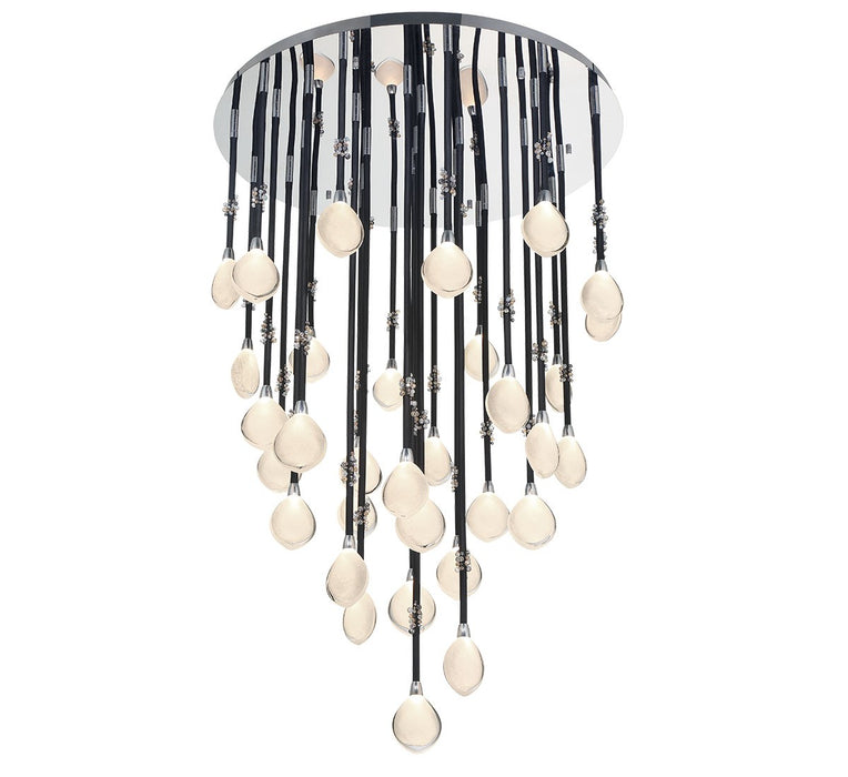 Lib & Co. - 12067-02 - LED Chandelier - Bellissima - Black Sleeves