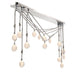 Lib & Co. - 12177-01 - LED Chandelier - Bellissima - Silver Sleeves