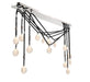Lib & Co. - 12177-02 - LED Chandelier - Bellissima - Black Sleeves
