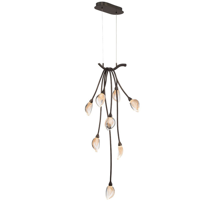 Lib & Co. - 12232-043 - LED Chandelier - Modena - Black With Gold Accent
