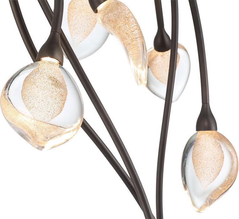 Lib & Co. - 12232-043 - LED Chandelier - Modena - Black With Gold Accent