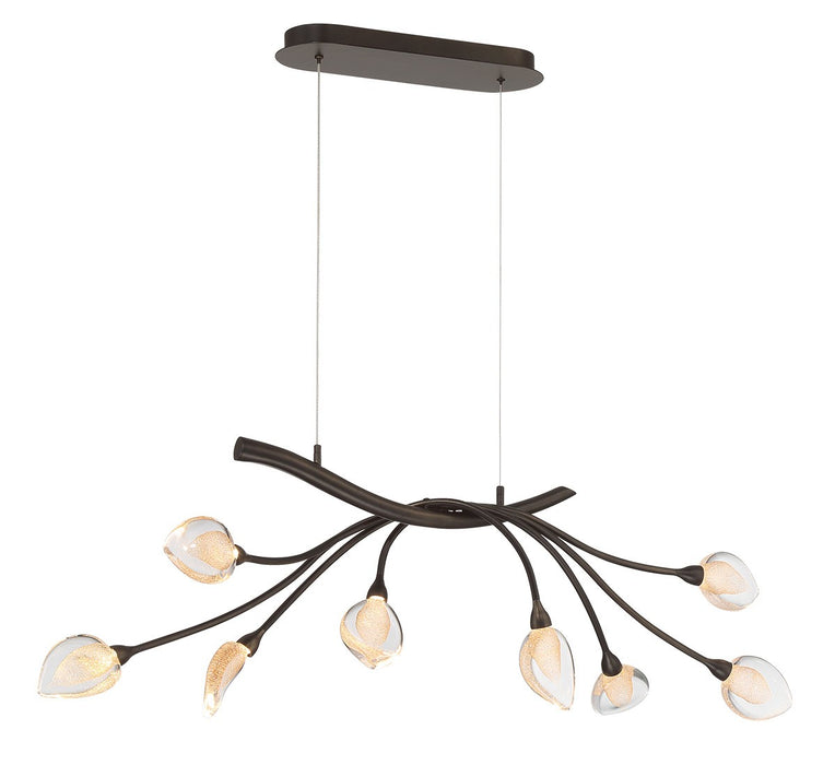 Lib & Co. - 12233-043 - LED Chandelier - Modena - Black With Gold Accent