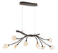 Lib & Co. - 12233-043 - LED Chandelier - Modena - Black With Gold Accent