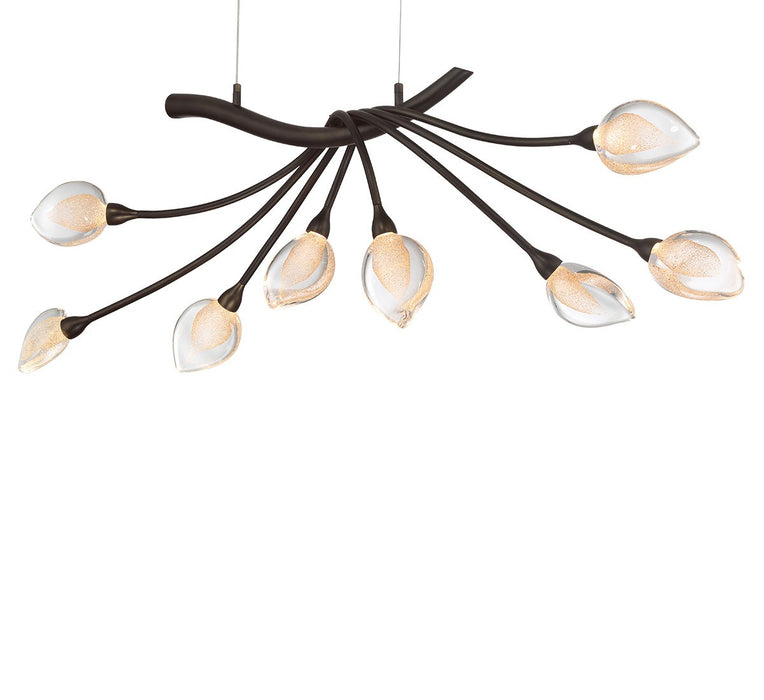 Lib & Co. - 12233-043 - LED Chandelier - Modena - Black With Gold Accent