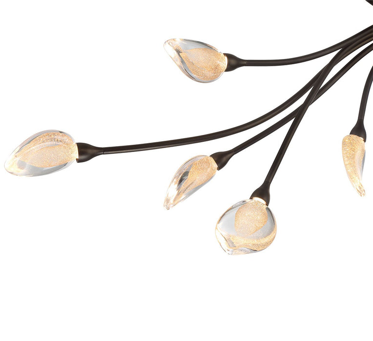 Lib & Co. - 12233-043 - LED Chandelier - Modena - Black With Gold Accent