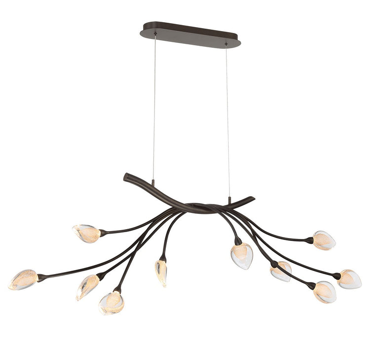 Lib & Co. - 12234-043 - LED Chandelier - Modena - Black With Gold Accent
