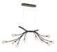 Lib & Co. - 12234-043 - LED Chandelier - Modena - Black With Gold Accent