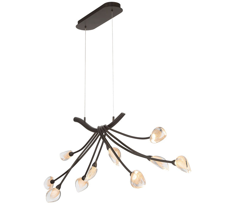 Lib & Co. - 12234-043 - LED Chandelier - Modena - Black With Gold Accent