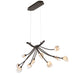 Lib & Co. - 12234-043 - LED Chandelier - Modena - Black With Gold Accent