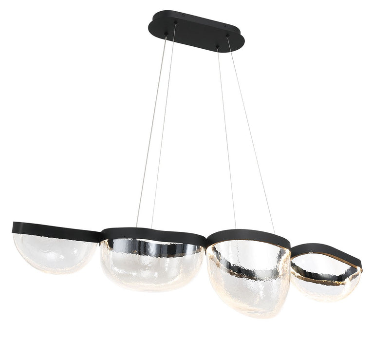 Lib & Co. - 12238-08 - LED Chandelier - Aveah - Sand Black
