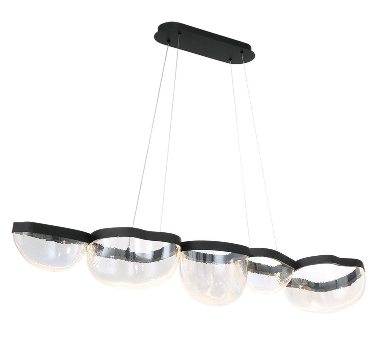 Lib & Co. - 12239-08 - LED Chandelier - Aveah - Sand Black