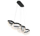 Lib & Co. - 12239-08 - LED Chandelier - Aveah - Sand Black