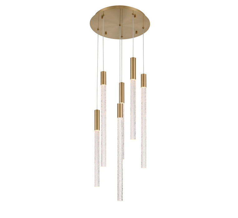 Lib & Co. - 12271-037 - LED Chandelier - Gravina - Brushed Brass