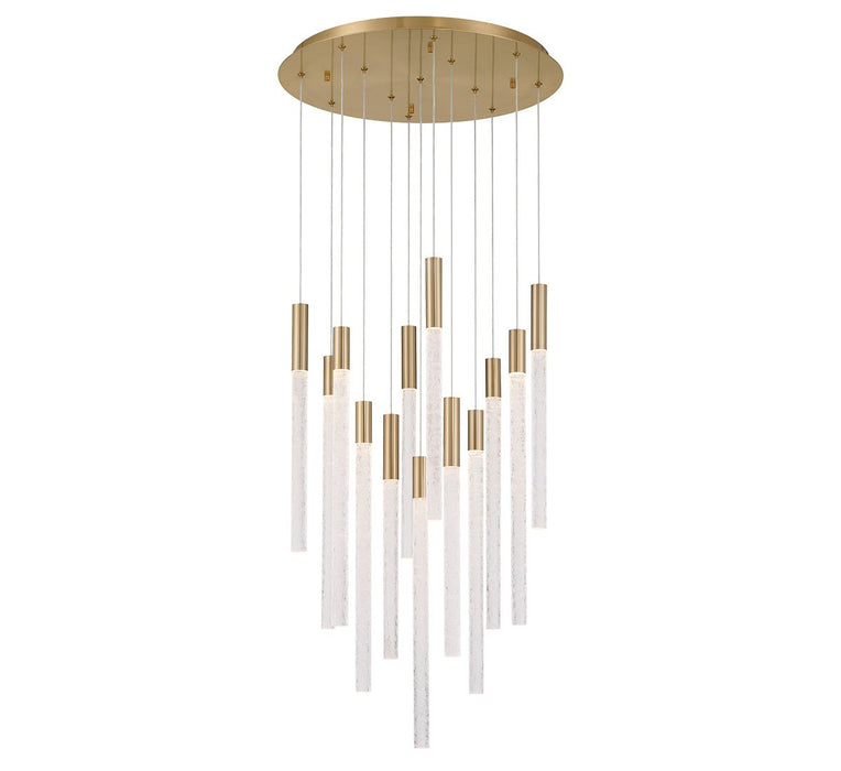 Lib & Co. - 12272-037 - LED Chandelier - Gravina - Brushed Brass