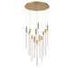 Lib & Co. - 12272-037 - LED Chandelier - Gravina - Brushed Brass