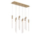 Lib & Co. - 12274-037 - LED Chandelier - Gravina - Brushed Brass