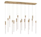 Lib & Co. - 12276-037 - LED Chandelier - Gravina - Brushed Brass