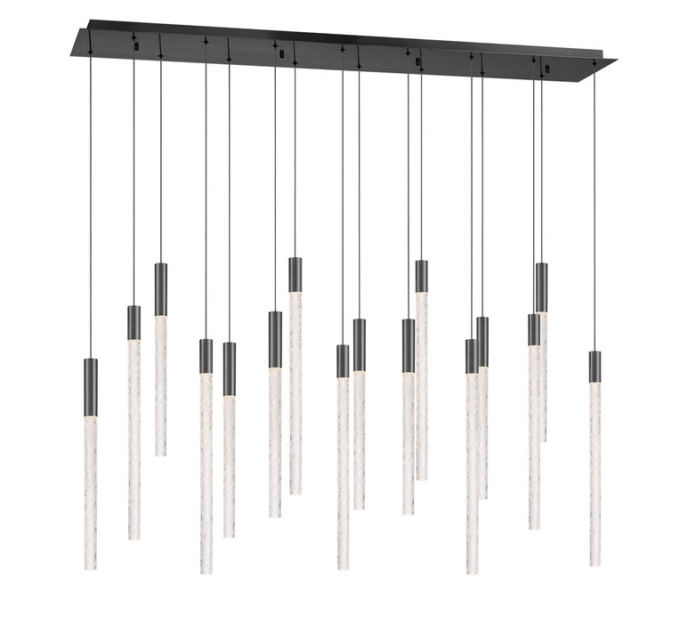 Lib & Co. - 12276-048 - LED Chandelier - Gravina - Brushed Gun Metal