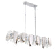 Lib & Co. - 12214-01 - Six Light Linear Chandelier - Castellana - Chrome