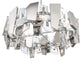 Lib & Co. - 12215-01 - Eight Light Chandelier - Castellana - Chrome