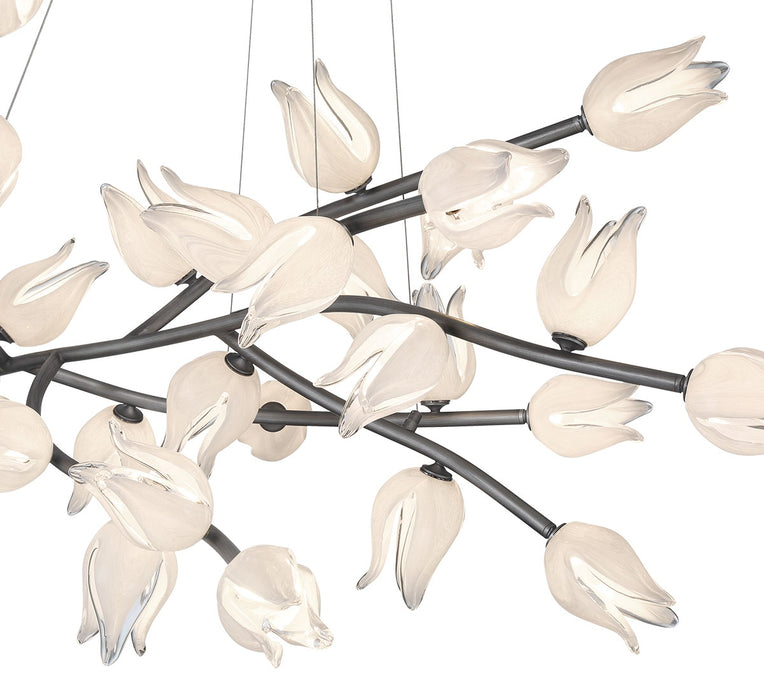 Lib & Co. - 12086-042 - LED Chandelier - Belluno - Brushed Vintage grey