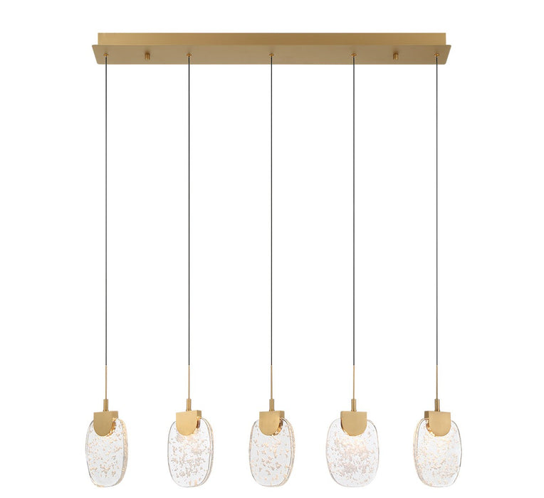 Lib & Co. - 12292-030 - LED Chandelier - Castelo - Painted Antique Brass