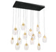 Lib & Co. - 12294-02 - LED Chandelier - Castelo - Matte Black