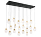 Lib & Co. - 12295-02 - LED Chandelier - Castelo - Matte Black