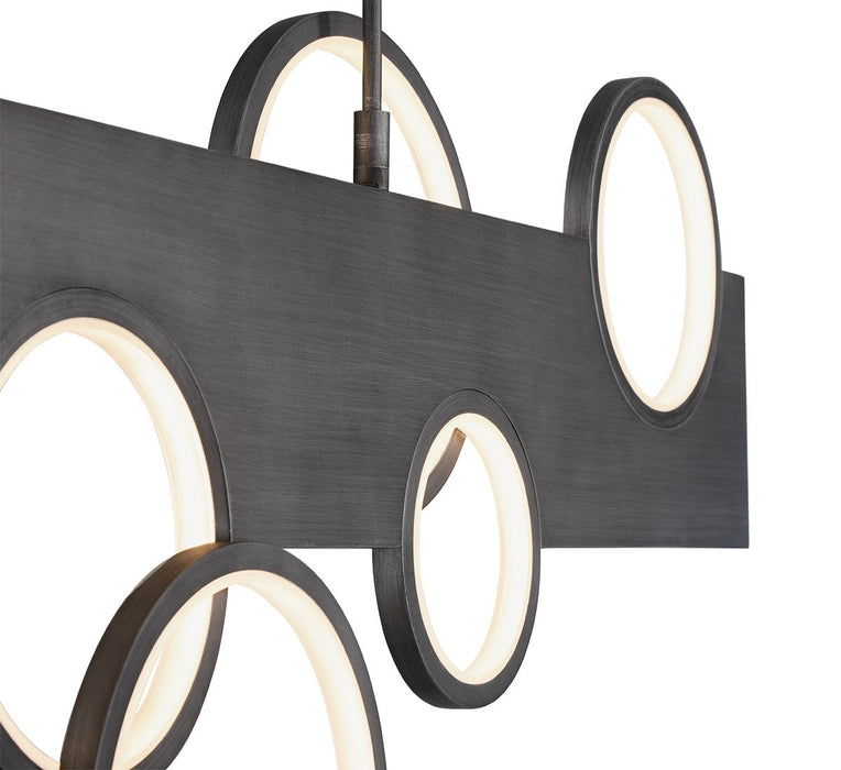 Lib & Co. - 12194-042 - LED Chandelier - Torino - Brushed Vintage Grey