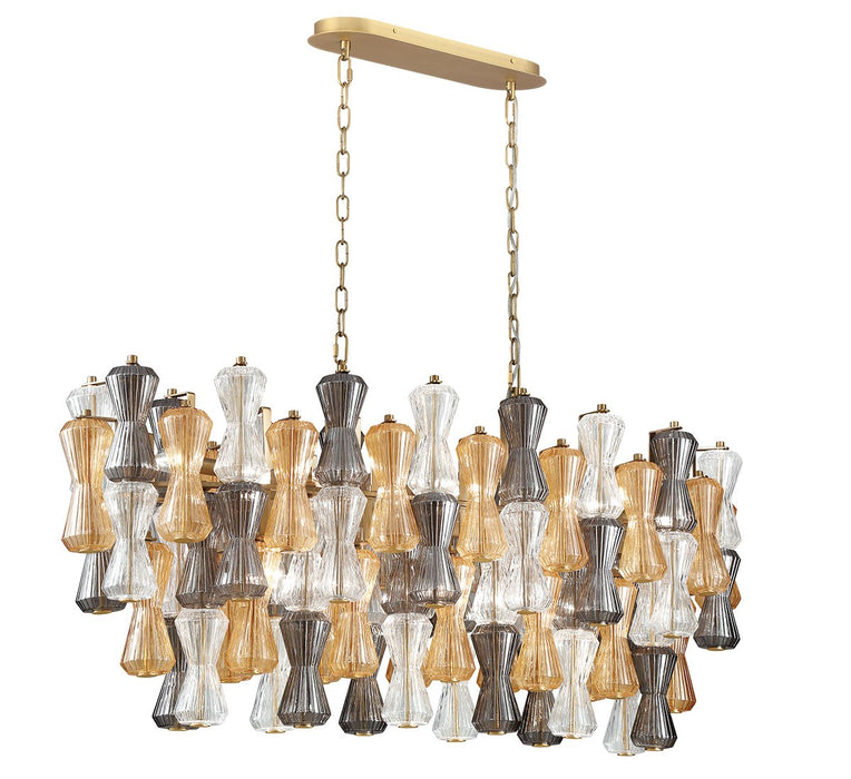 Lib & Co. - 12198-022 - 13 Light Chandelier - Veneto - Aged Brass