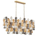 Lib & Co. - 12198-022 - 13 Light Chandelier - Veneto - Aged Brass