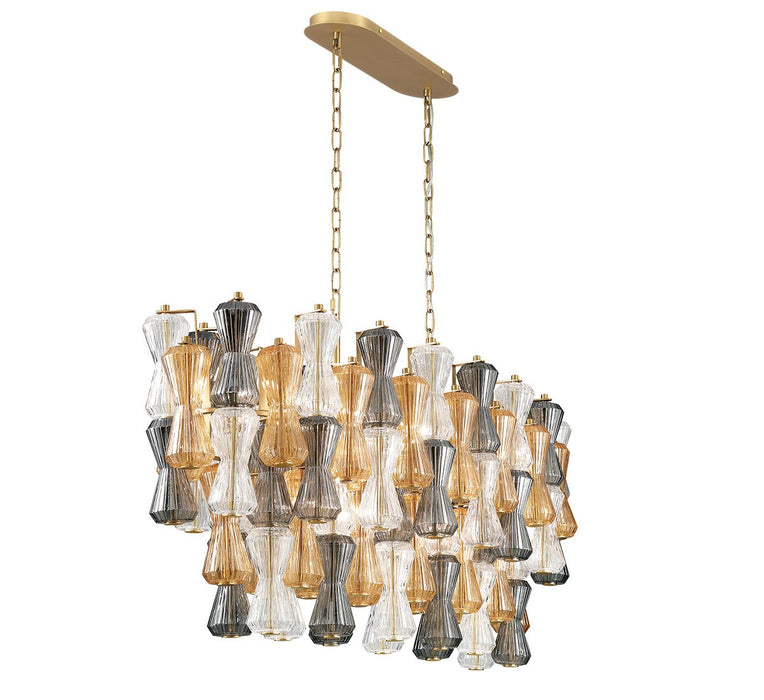 Lib & Co. - 12198-022 - 13 Light Chandelier - Veneto - Aged Brass